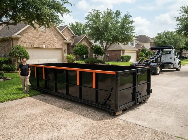 Residential Dumpster in Houston, TX